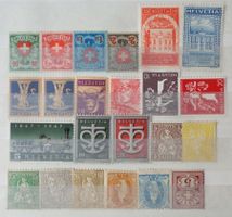 SUISSE: Des timbres neufs */(*) des années 1881 à 1947