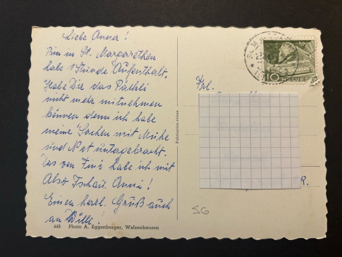 Ansichtskarten: Staad bei Rorschach – Gebraucht aus Fanas von Alessio11 1