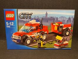 LEGO City 7942 Feuerwehr Pickup mit Anhänger - Neu / OVP