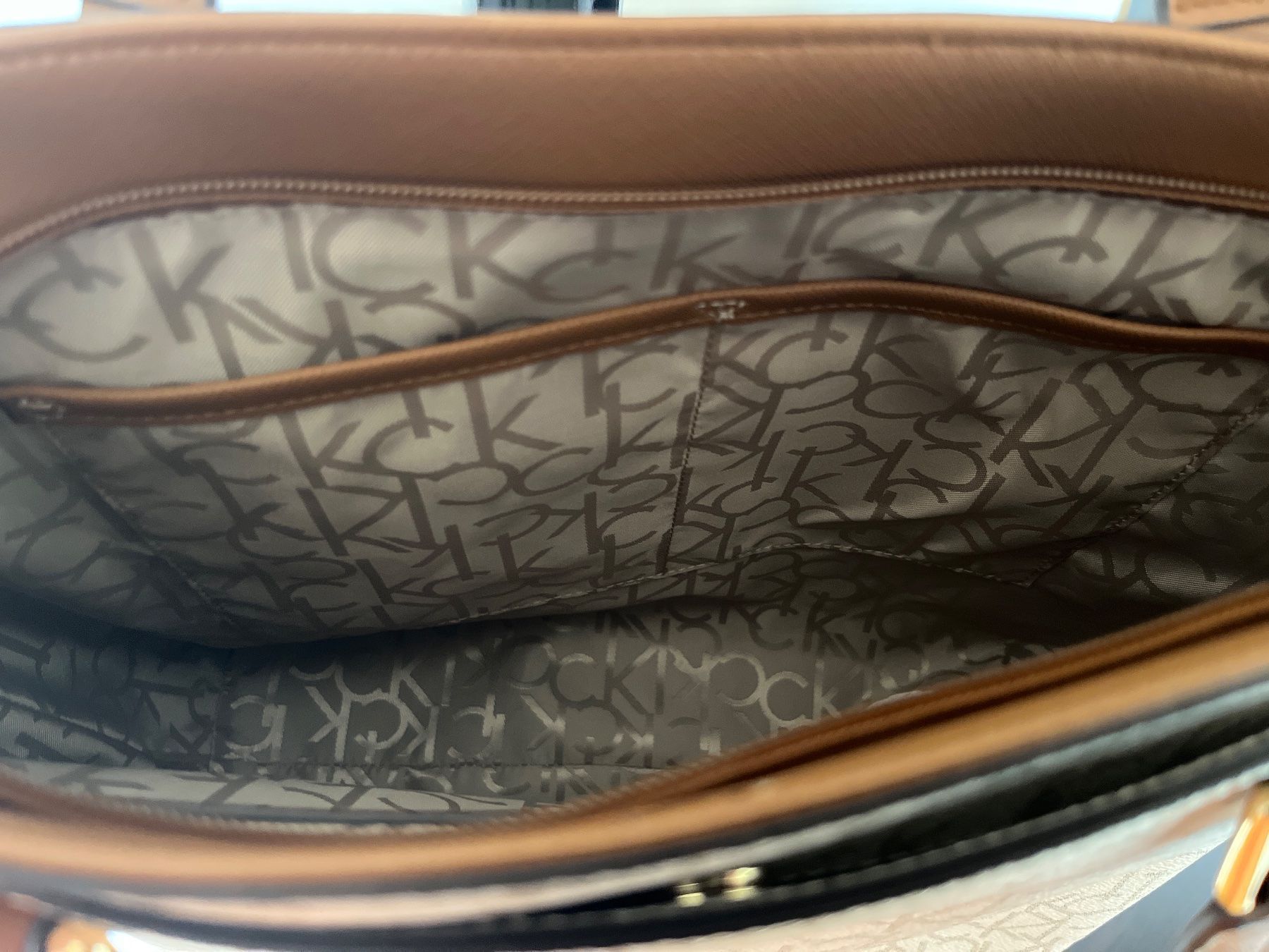 Calvin Klein Taschen für Damen: Calvin Klein - Handtasche, vanilla, Logoprint, Kette – Neu (gemäss Beschreibung) aus Luzern von Jiggy_8898 6