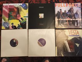 6 vinyles Funk - synth pop