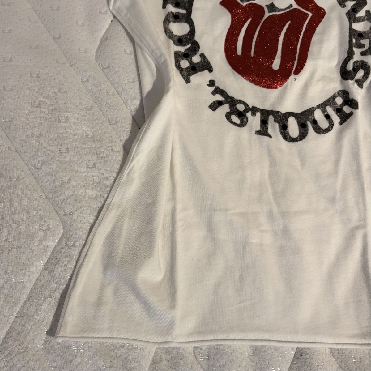 Only T-Shirts: Weisses Rolling Stones T-Shirt – Neu (gemäss Beschreibung) aus Brünisried von Livtsukki2ndHand 3