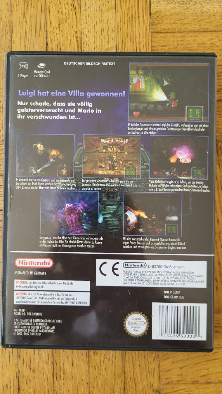 Nintendo Jeux: Luigi's Mansion / Nintendo Gamecube Spiel Kompl. – Neuf (Voir description) à Biel/Bienne par Retrohr 2