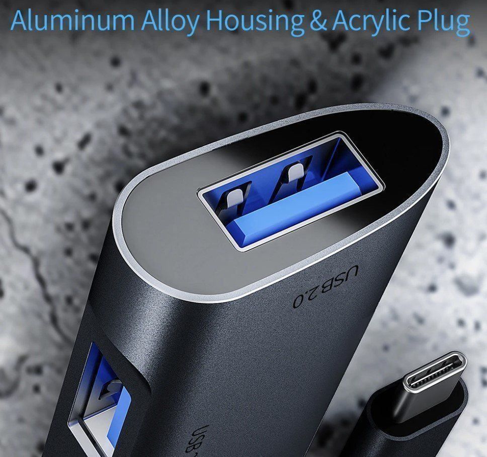 Docking station: Bakeey 4-In-1 USB-C HUB Docking Station – Nuovo e nell'imballaggio originale da Winterthur venduto da Pcline1 5