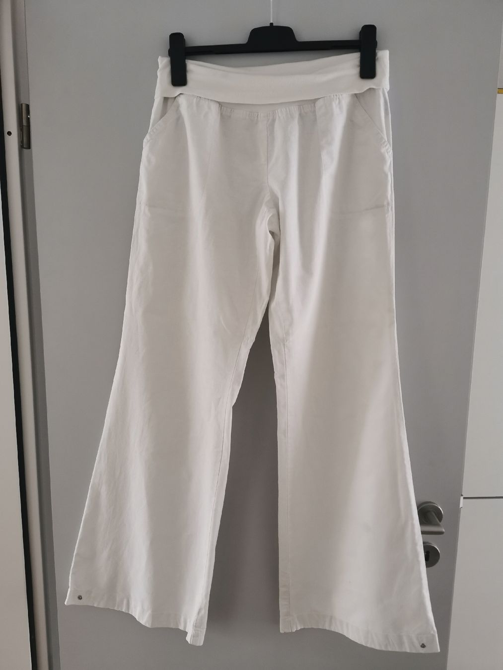 Pantaloni: Chicoree weisse Hose Gr. L  – Usato da Glattbrugg venduto da riseca