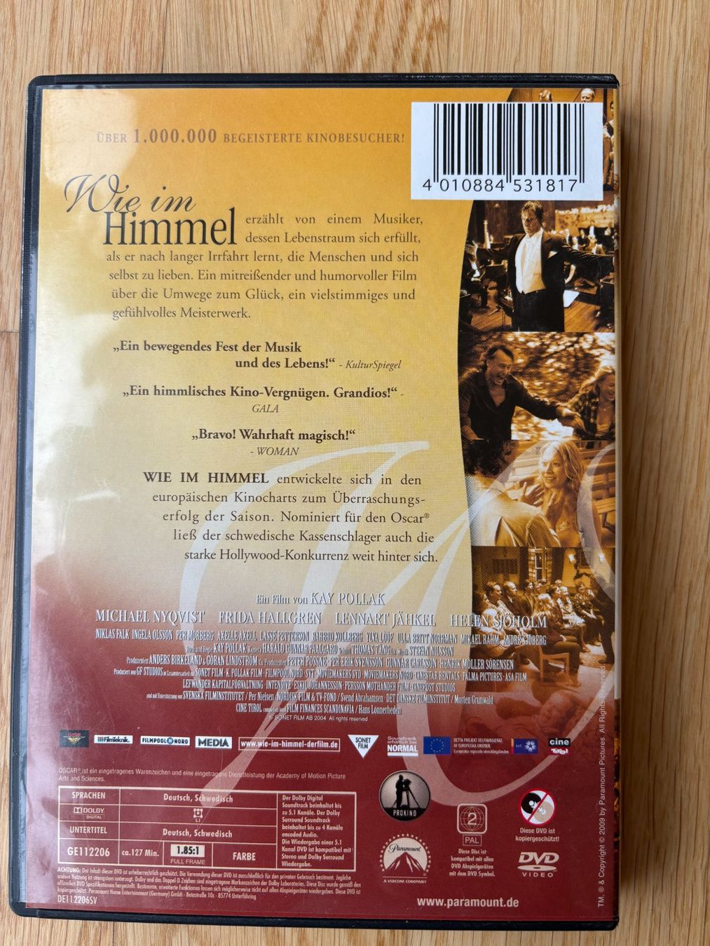 Tutti i DVDs: Wie im Himmel - DVD – Usato da Riehen venduto da martinaaebersold 1