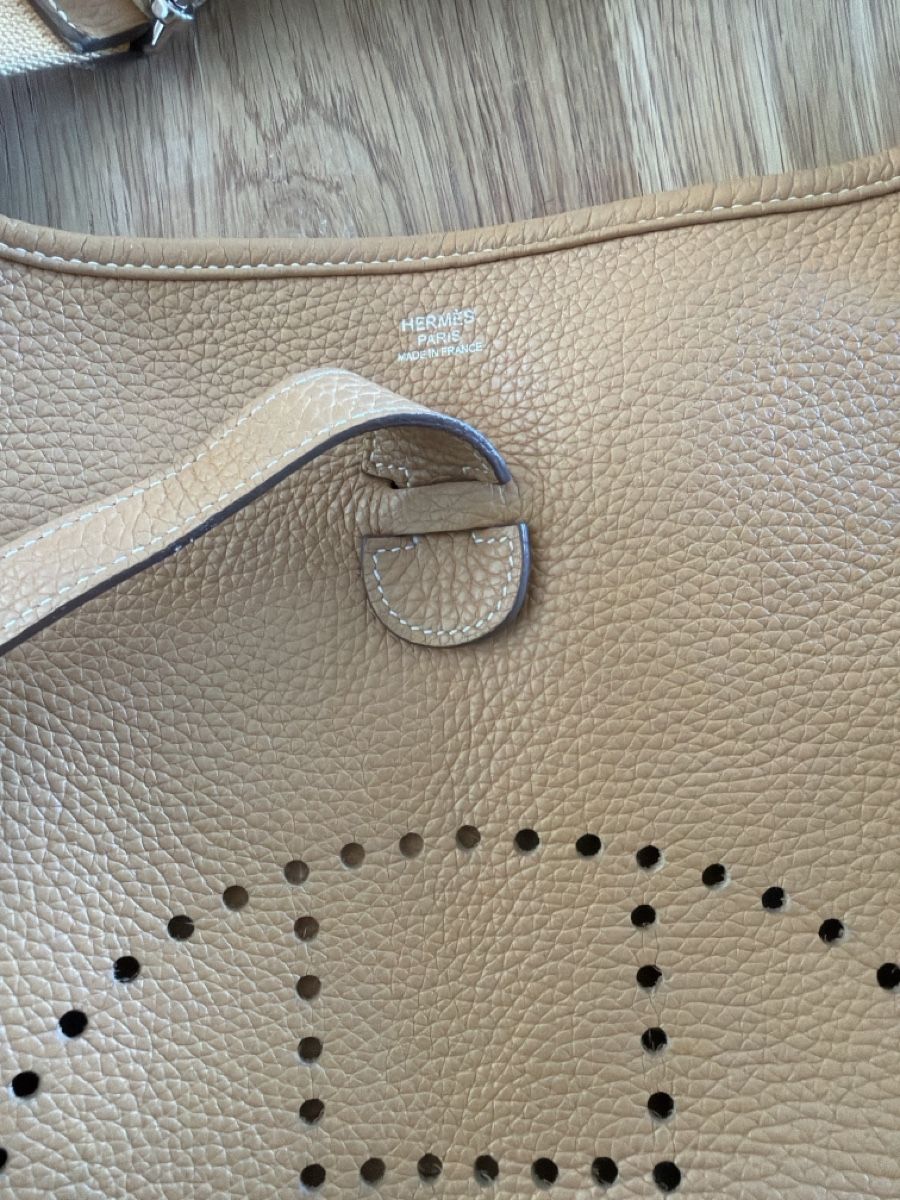 Hermès Borse da donna: Authentic Hermès Evelyne 28 Bag - Tan Leather - Pristine – Usato da Geneve venduto da esp_8rbh 1