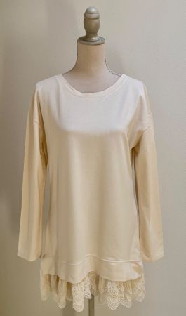 🤍 Shirt / Oberteil, crèmeweiss, One Size (ca. Gr. M/L ) 🤍