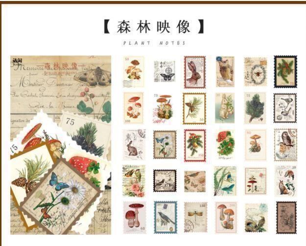 Sticker: Neues Set 60Stk. Retro Sticker Scrapbooking NEU – Nuovo e nell'imballaggio originale da Effretikon venduto da wenuss 2
