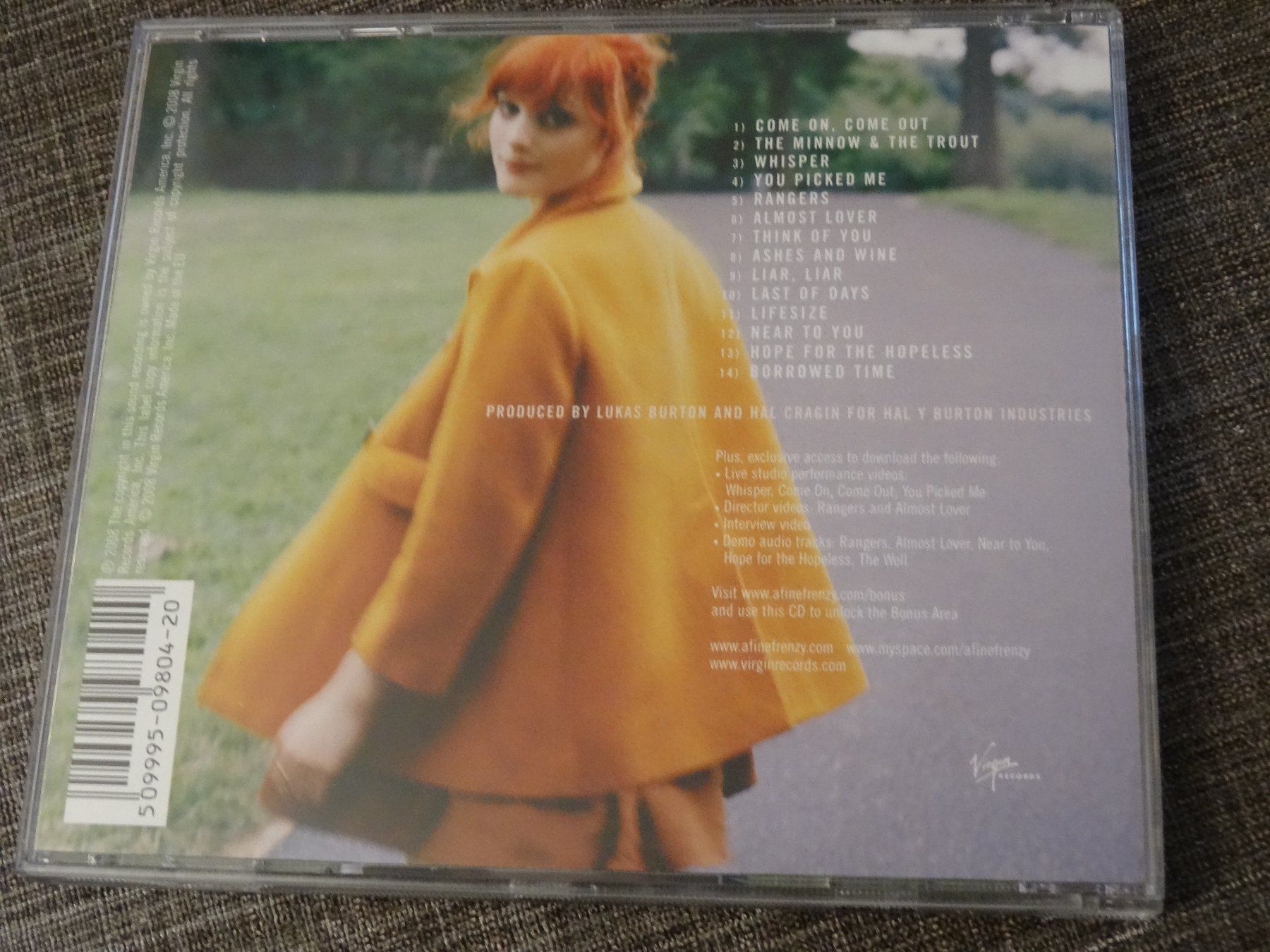 CDs: A Fine Frenzy - One Cell in the Sea CD – Gebraucht aus Olten von Disc-Ausverkauf 1