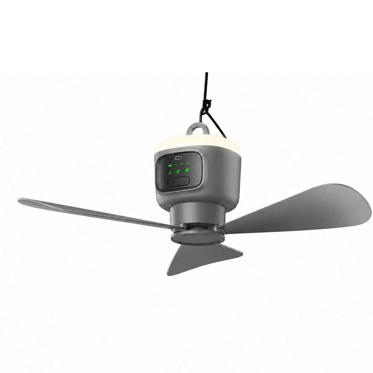 Ventilateurs: NEU Deckenventilator Camping Lampe LED / Ventilateur tente – Neuf avec emballage d'origine à Isérables par Alfaga