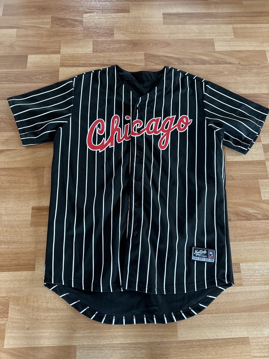 Canottiere & Pantaloni: Chicago Baseball Trikot schwarz einf. Brustweite 58cm – Usato da Heiden venduto da fam_797q
