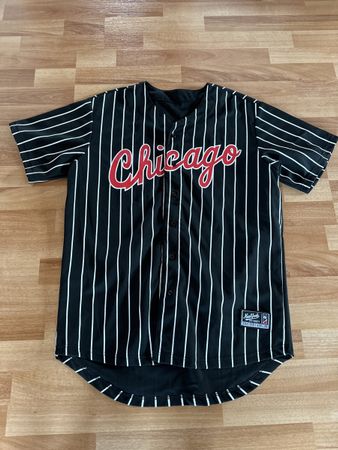 Chicago Baseball Trikot schwarz einf. Brustweite 58cm