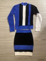 Pullover Rock Set Streifen Jersey Grösse XS