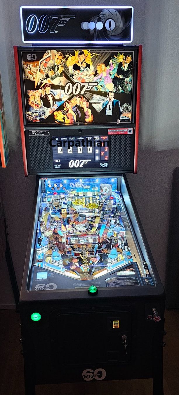 Stern Pinball Flipper: James Bond 60 Jahre Flipperkasten LE – Usato da Unterlunkhofen venduto da Carpathian 7