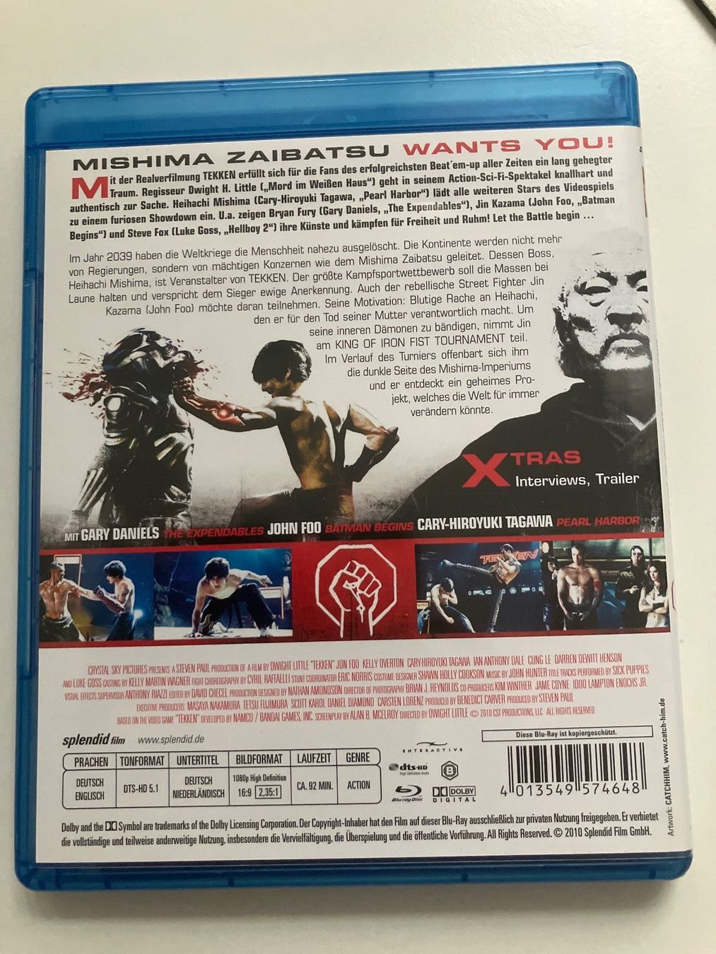 Alle DVDs: Tekken (2009) · Blu-ray – Gebraucht aus Arbon von Sugofresser 1