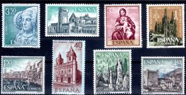 SPANIEN 8 VERSCHIEDENE MARKEN ** POSTFRISCH ** - I136