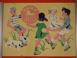 BALLY AROLA PLAKAT, 50er JAHRE?