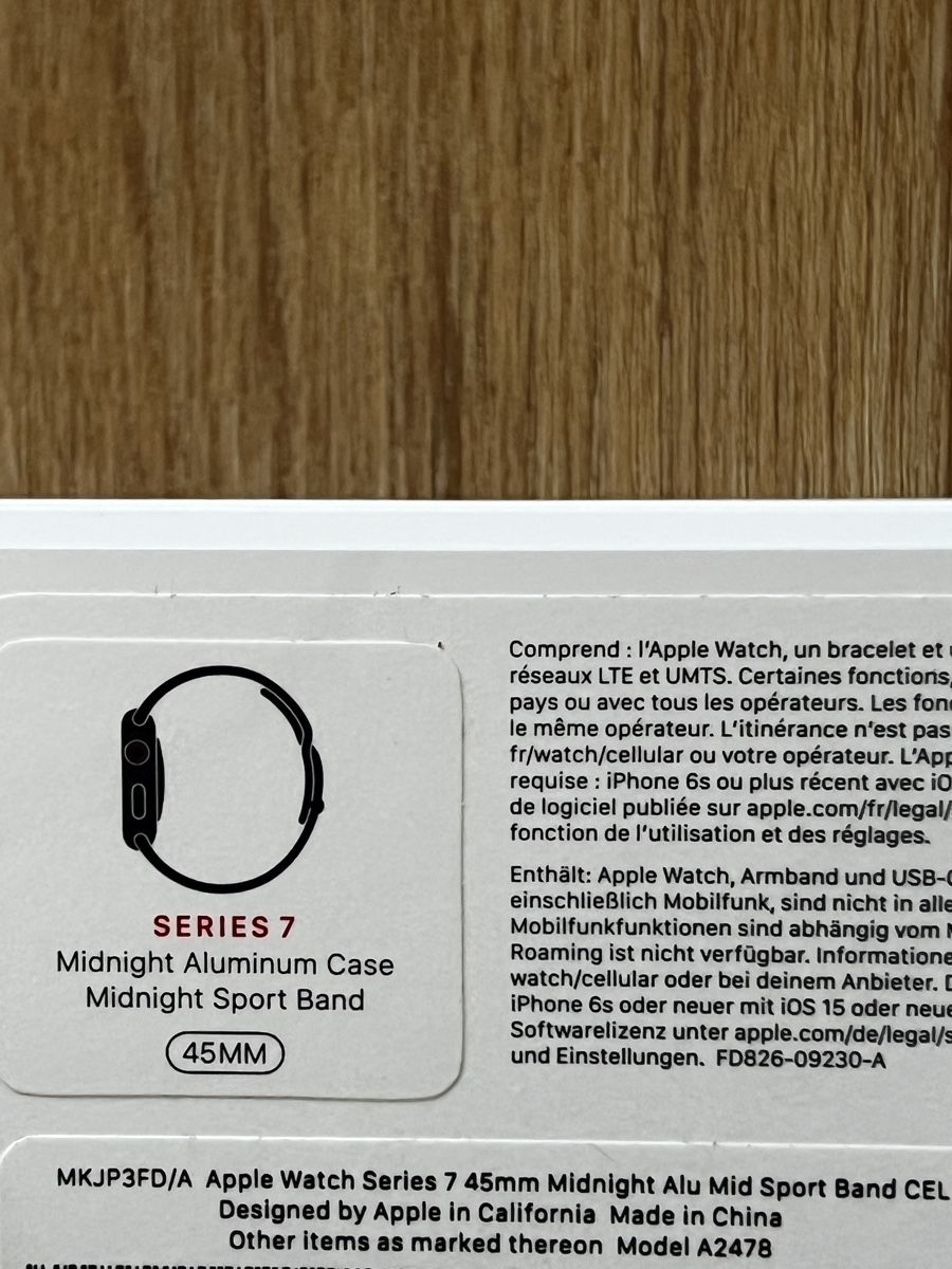 Apple Smartwatch: Apple Watch Series 7, 45 mm, Midnight Aluminium, GPS + Cellu – D'occasion à Boll par Onesto91 3