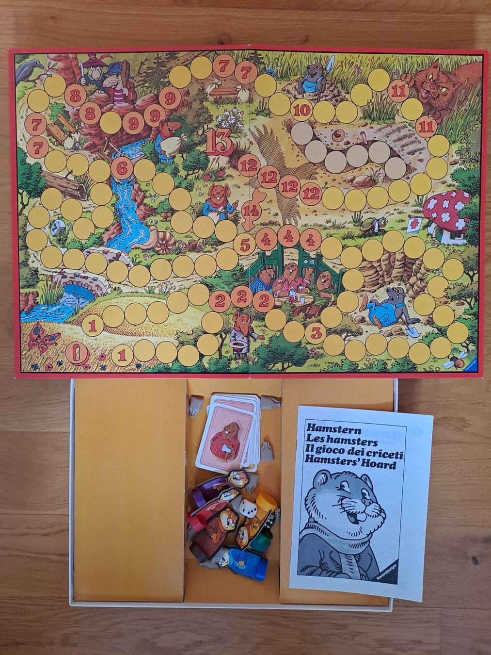 Ravensburger Giochi: Hamstern Ravensburger Gesellschaftsspiel – Usato da Kefikon TG venduto da sandragruen 1