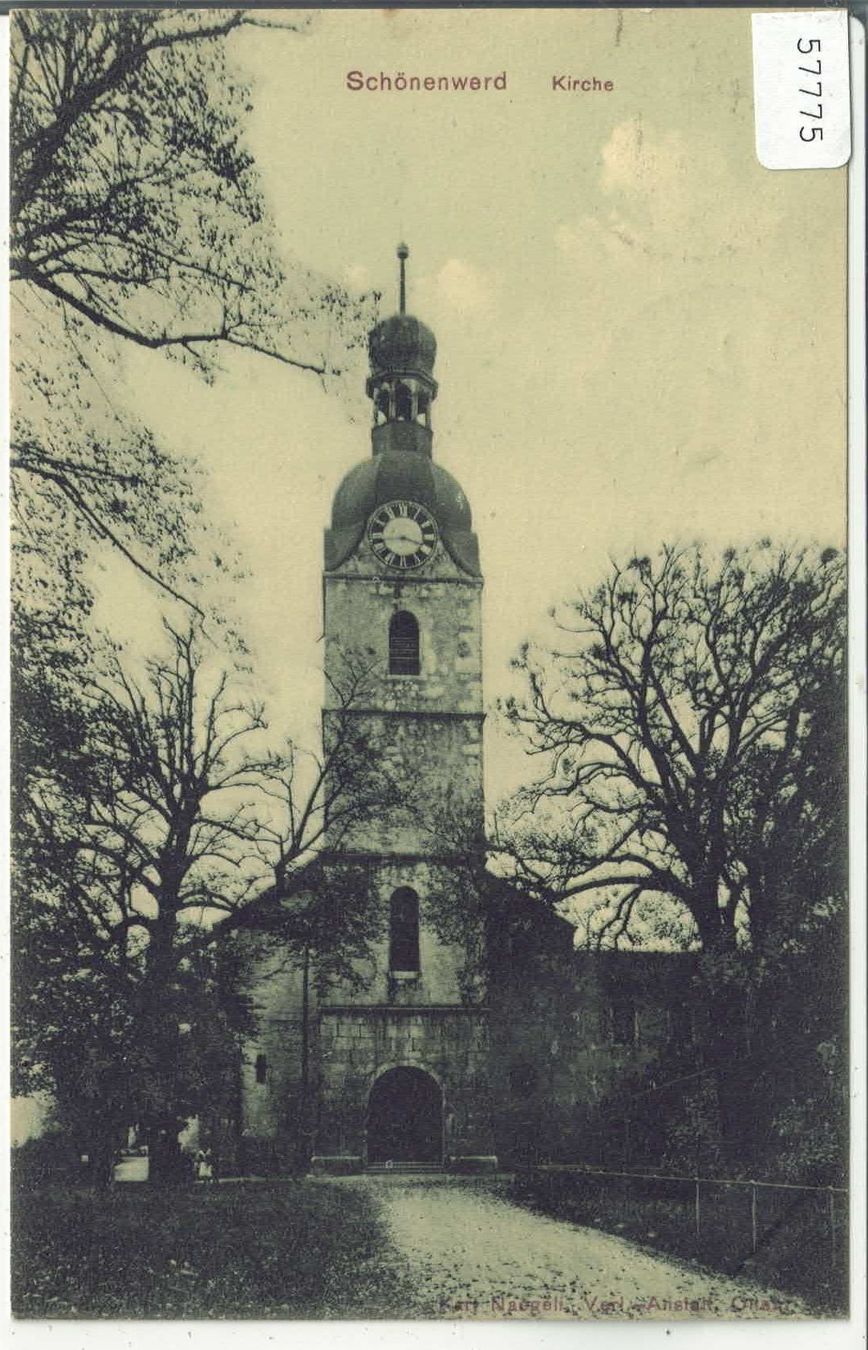 Ansichtskarten: Schönenwerd - Kirche – Gebraucht aus Ettingen von Kartenplanet