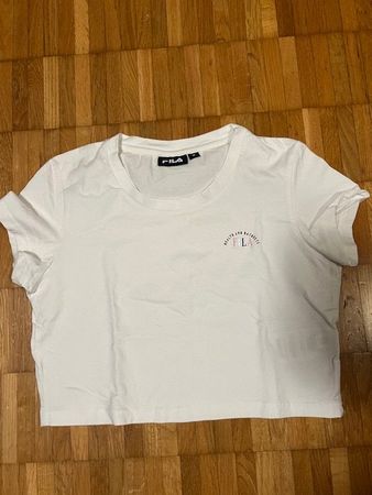 Fila Damen T-Shirt Top Weiss Gr. M