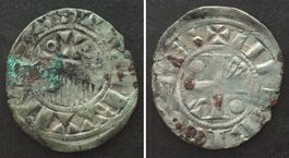 CHAMPAGNE et BRIE, Comté. Denier HENRI I. 1152-1181, argent