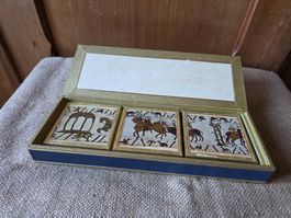 Vintage Untersetzer Set - lateinischer Klassiker