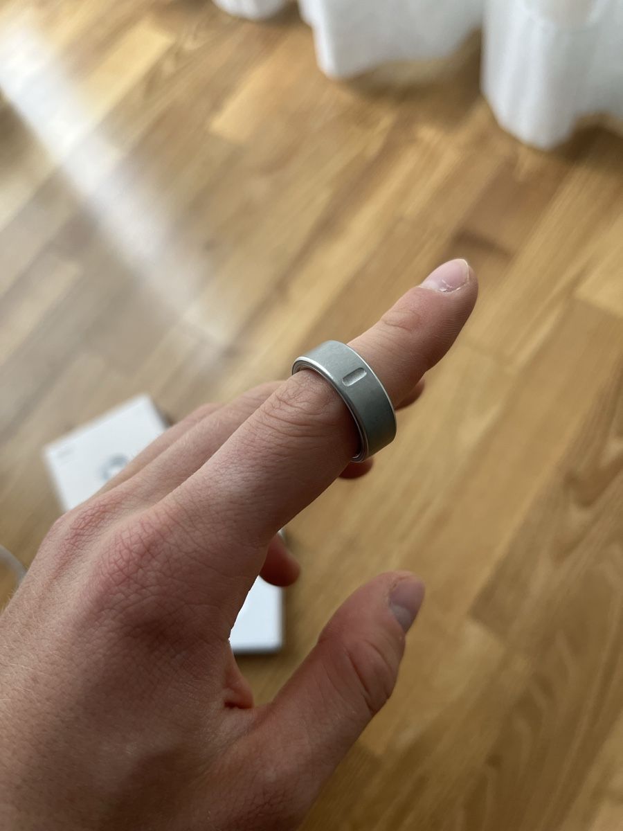 Oura Anelli: Oura Ring Gen 4, Grösse 8, Brushed Silver, Smart Ring – Usato da Winterthur venduto da mattianelio 3