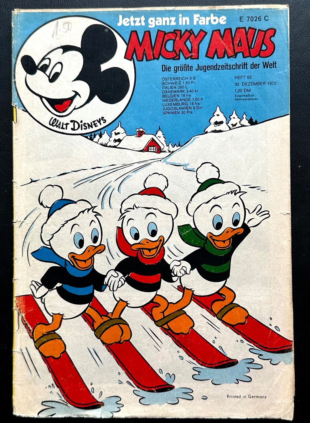 BD: Mickey Maus Nr. 53  30.12.1972 – D'occasion à Seltisberg par quadartswiss