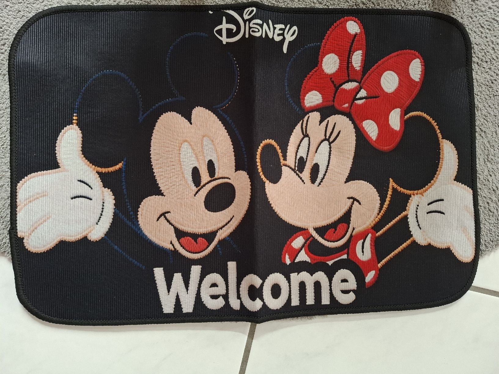 Disney Alle Dekorationen: Disney Mickey Minnie Maus Willkommensmatte neu – Neu und originalverpackt aus Aarberg von Happy058