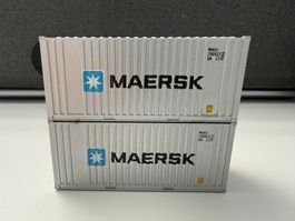 Walthers 2x 20Ft. Container Maersk / HO
