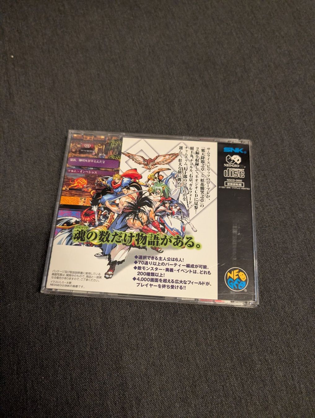 Snk Giochi: Samurai Showdown Neo Geo CD JP – Usato da Giubiasco venduto da Tici__nerd_Giubiasco 1