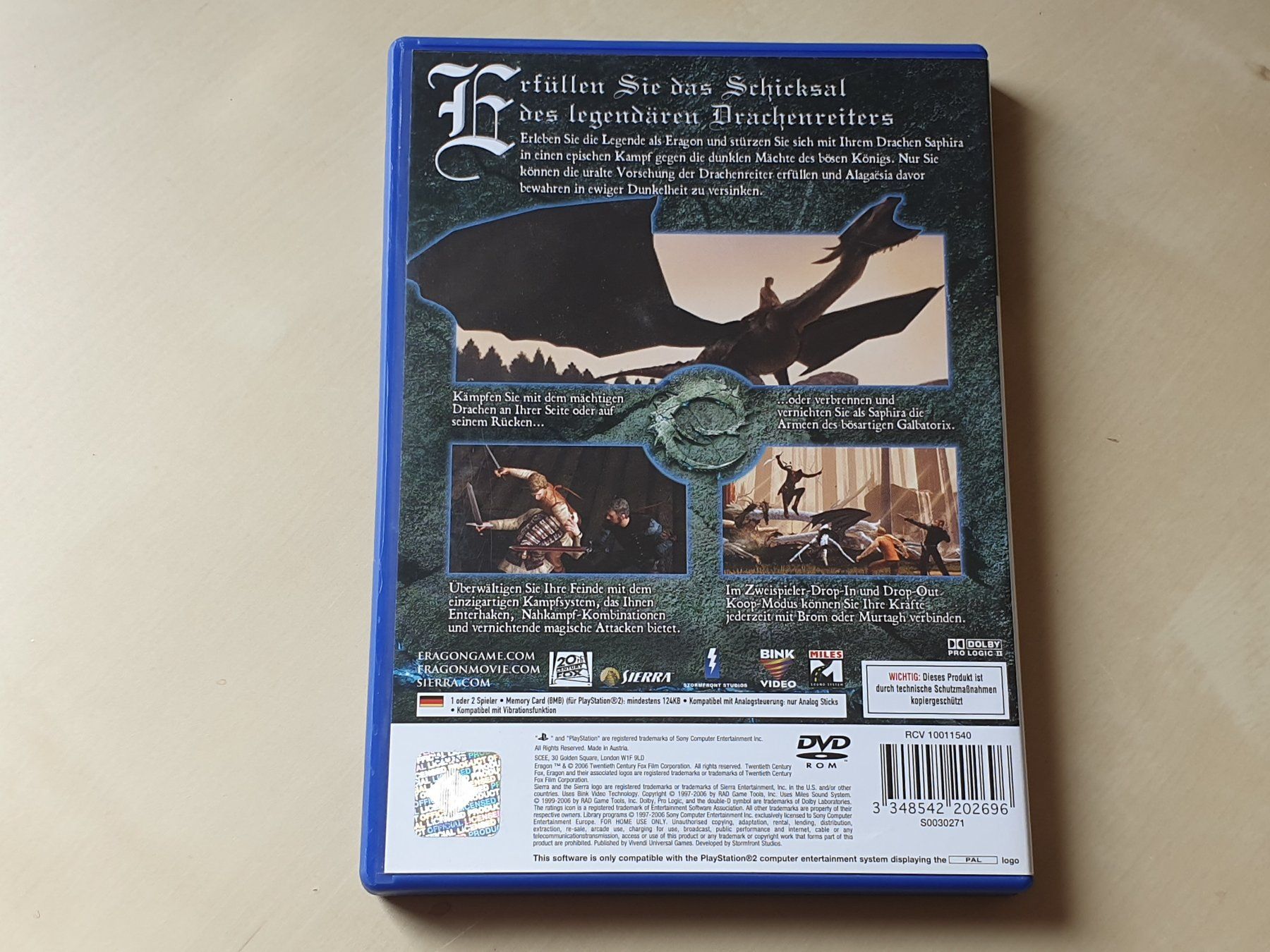Sony Spiele: Eragon – Gebraucht aus Stansstad von collectorsshop 1