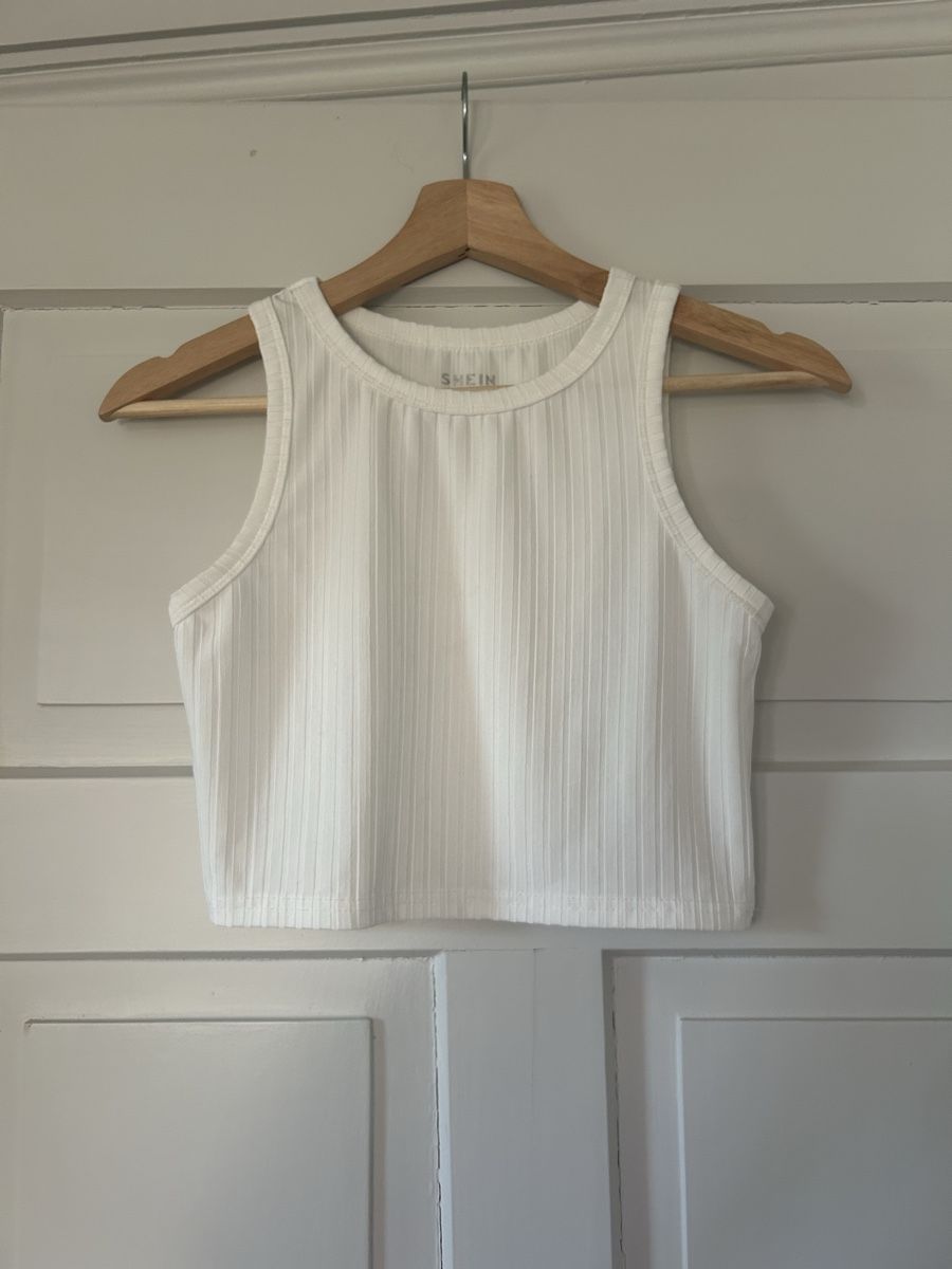Shein Top: Sommer Tank Top, Weiss, Grösse S – Usato da Frauenfeld venduto da jae_vs6j