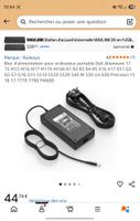 Chargeur secteur pour Dell Alienware neuf en boîte