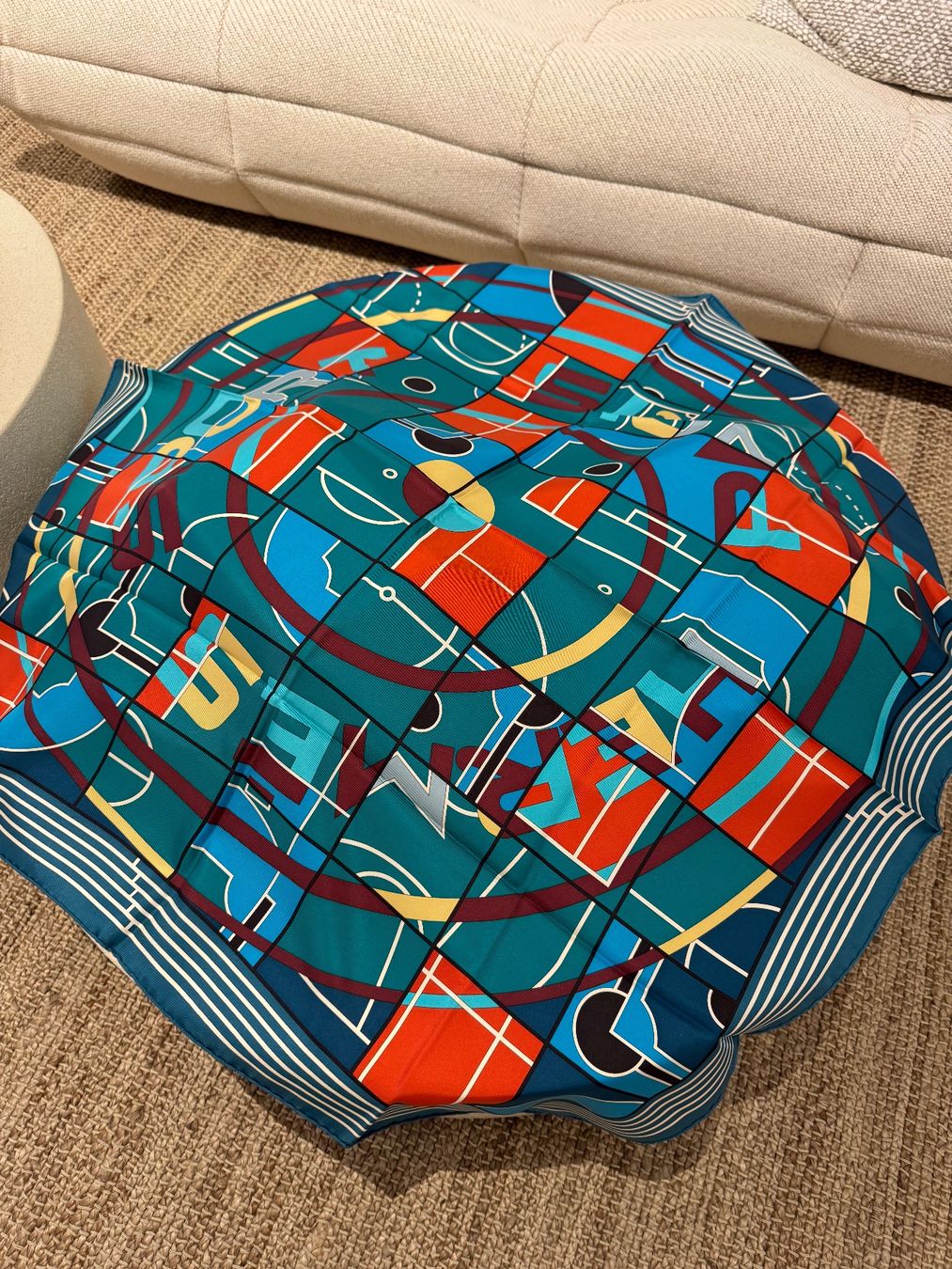 Hermès Foulard & Sciarpe: HERMES SEIDENTUCH 90 BLAU – Nuovo (secondo la descrizione) da Schwyz venduto da bofb 1