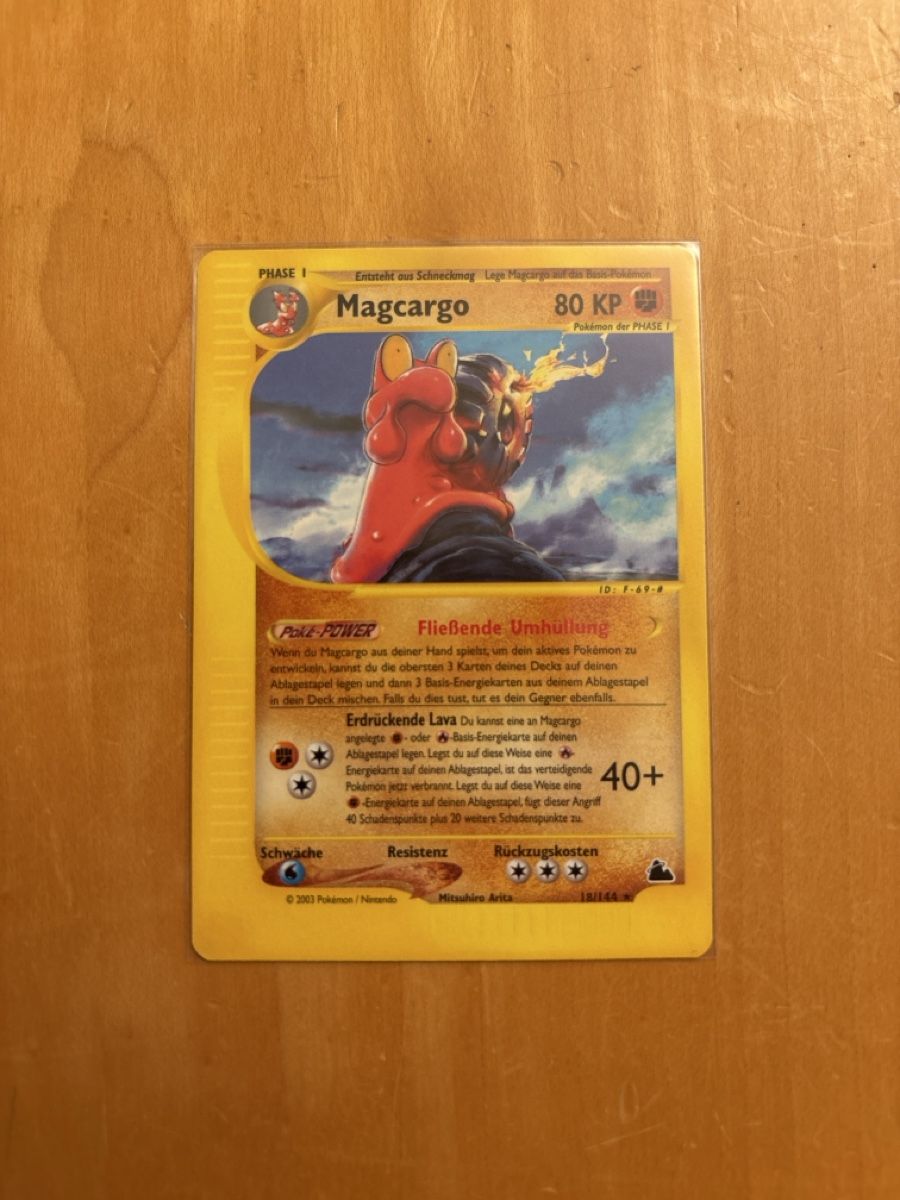 Pokémon Sammelbilder & Trading cards: Pokemon Karte Magcargo 18/144 – Gebraucht aus Dättwil AG von indeed22