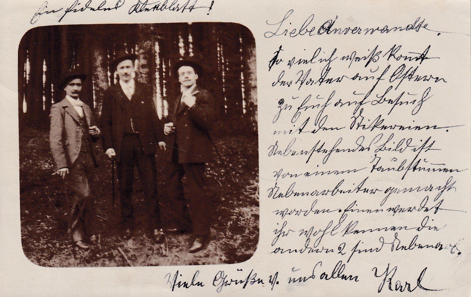 Cartoline postali: Photo ancienne 1903 – Usato da Cormoret venduto da Pascalll2001