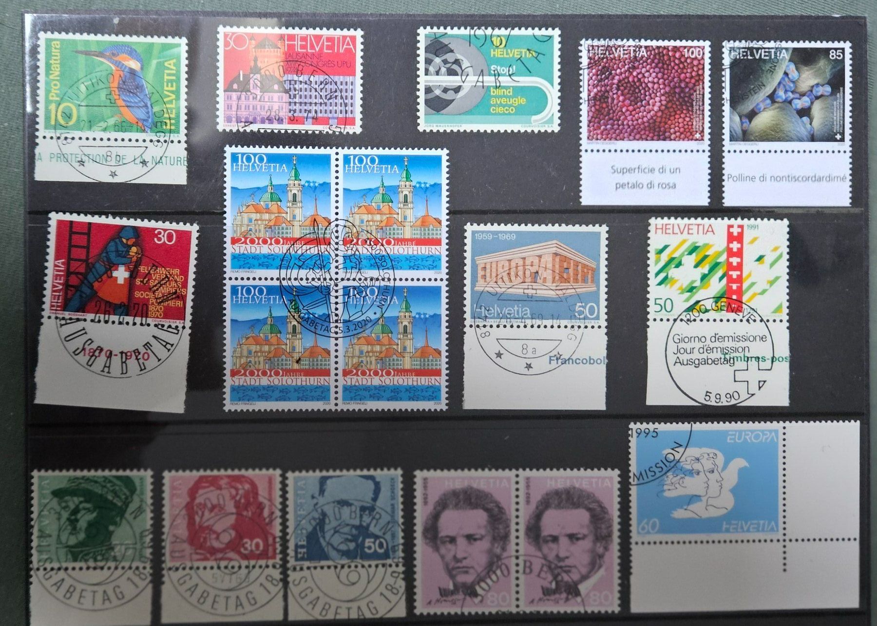 Tutti i francobolli: Briefmarken Ausgabetag – Usato da Aetingen venduto da stewi03