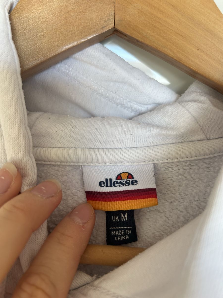 Ellesse Maglioni & Felpe: ellesse Pullover Hoodie Grösse M in weiss – Usato da Erlen venduto da nin_b8c6 2