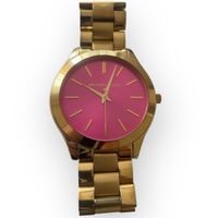 Elegante Damenuhr Michael Kors, Gold/Pink