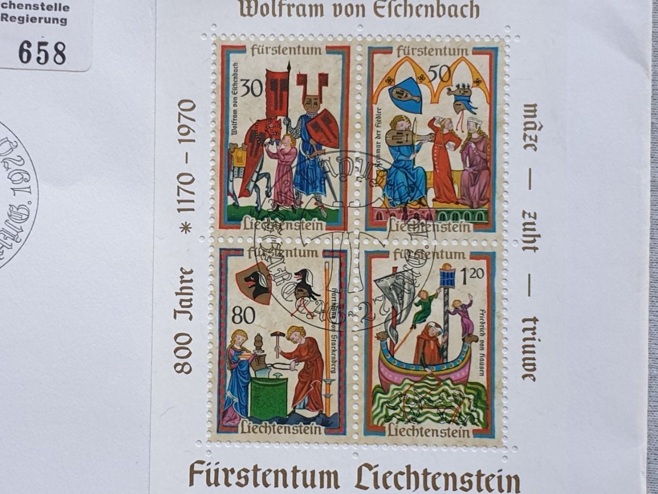 Tutti i francobolli: (468) Liechtenstein 1970 – Usato da Schwarzhäusern venduto da Inot3 1