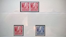 Schweden 1946 Satz Alfred Nobel Nobelpreis postfrisch
