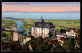 AK Walzenhausen, Blick zum Hotel Kurhaus