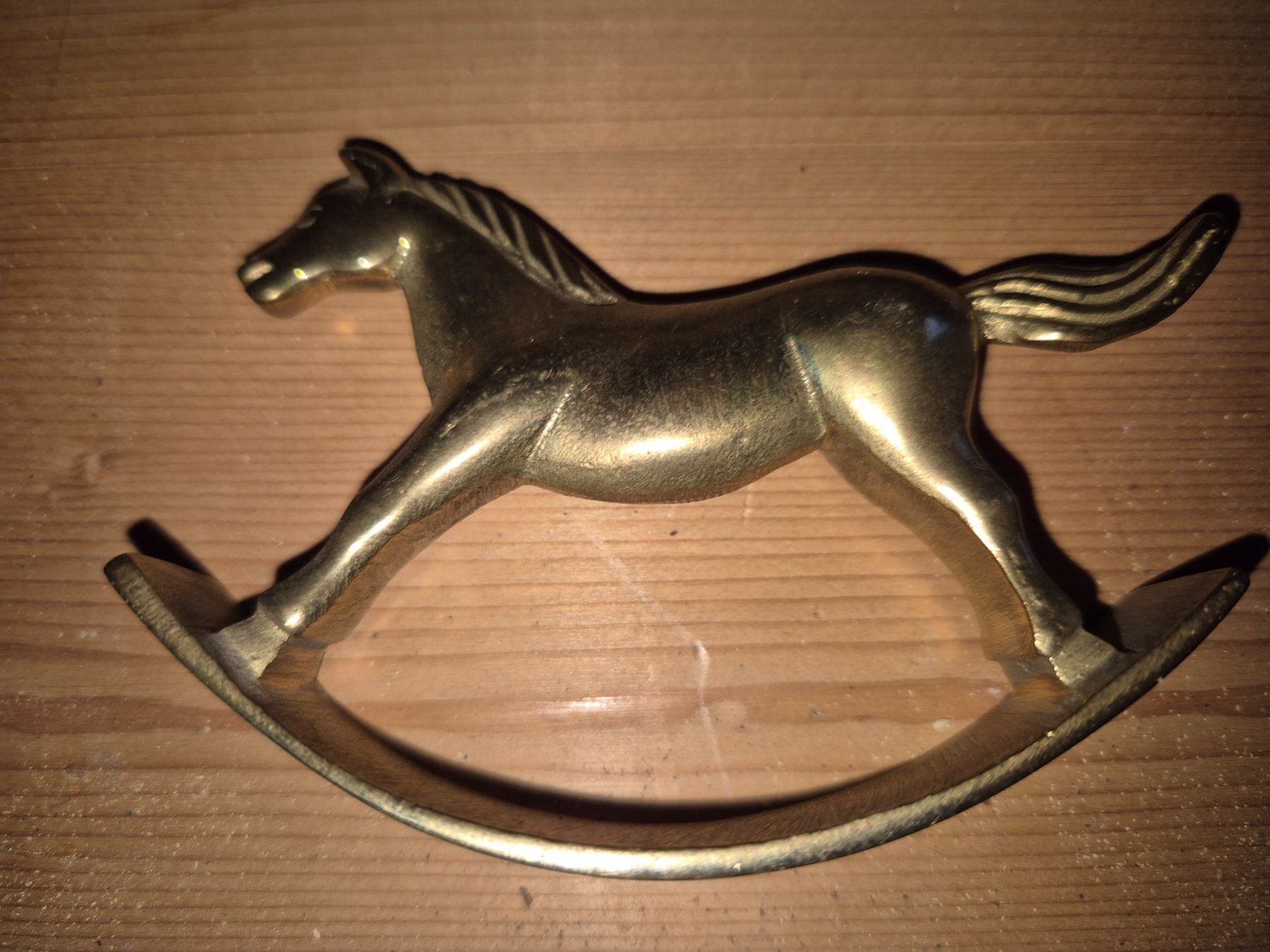 Sculture & Statue: Messing Pferd massiv – Usato da Vilters venduto da Fleiflomi 1