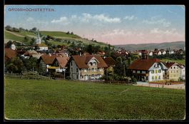 AK Grosshöchstetten /Bern, Ortsansicht mit Kirche