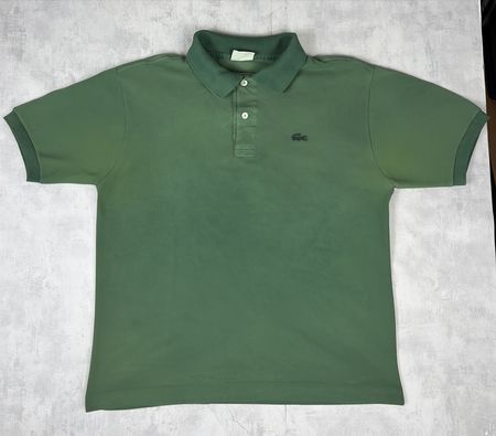 Polo Lacoste vert logo vert - L #55