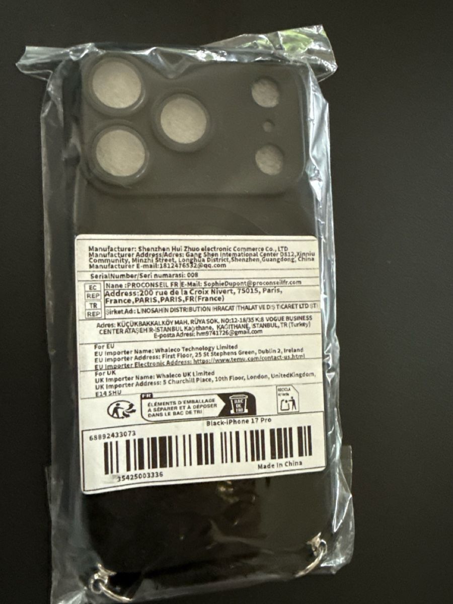 Apple Cover & Protezioni schermo: iPhone 17 Pro Hülle mit Necklace Band – Nuovo e nell'imballaggio originale da Küsnacht ZH venduto da 4me0