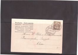 1909 Postkarte Weltpostverein nach Chur